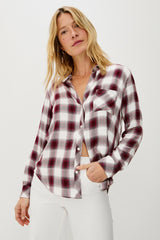 HUNTER SHIRT - RASPBERRY WINE| Rails US
