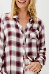 HUNTER SHIRT - RASPBERRY WINE| Rails US
