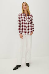 HUNTER SHIRT - RASPBERRY WINE| Rails US