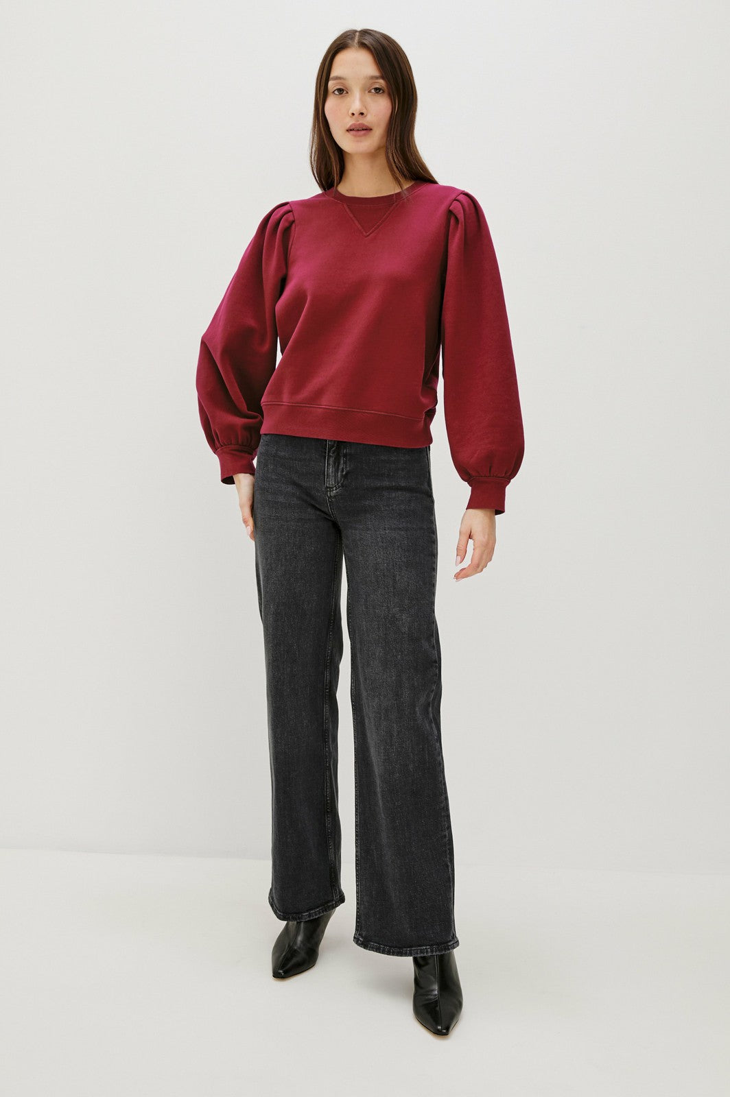 TIFFANY SWEATSHIRT - MERLOT| Rails discount