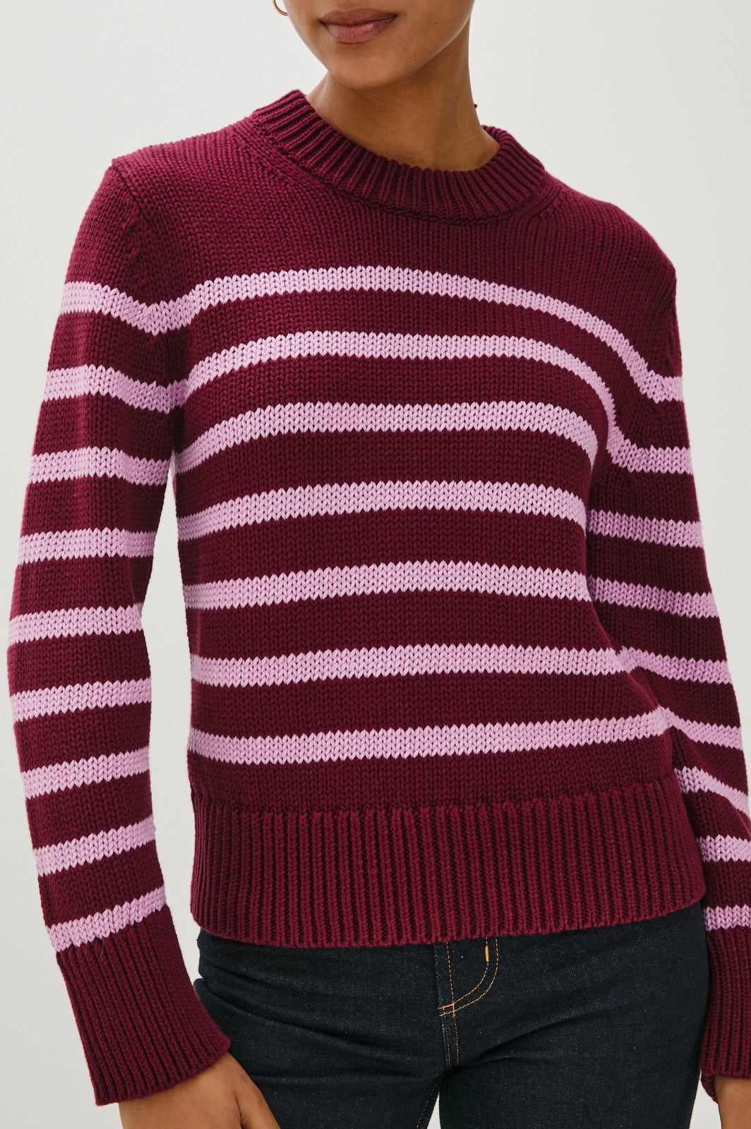 ALISE SWEATER - MULBERRY STRIPE| Rails for sale