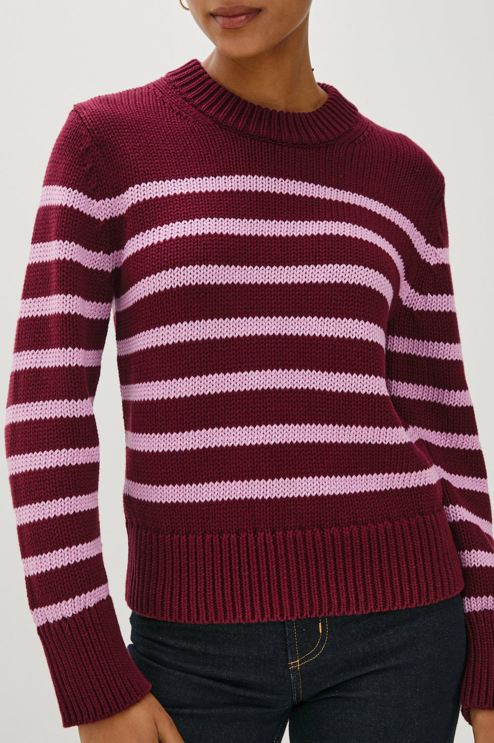 ALISE SWEATER - MULBERRY STRIPE| Rails for sale