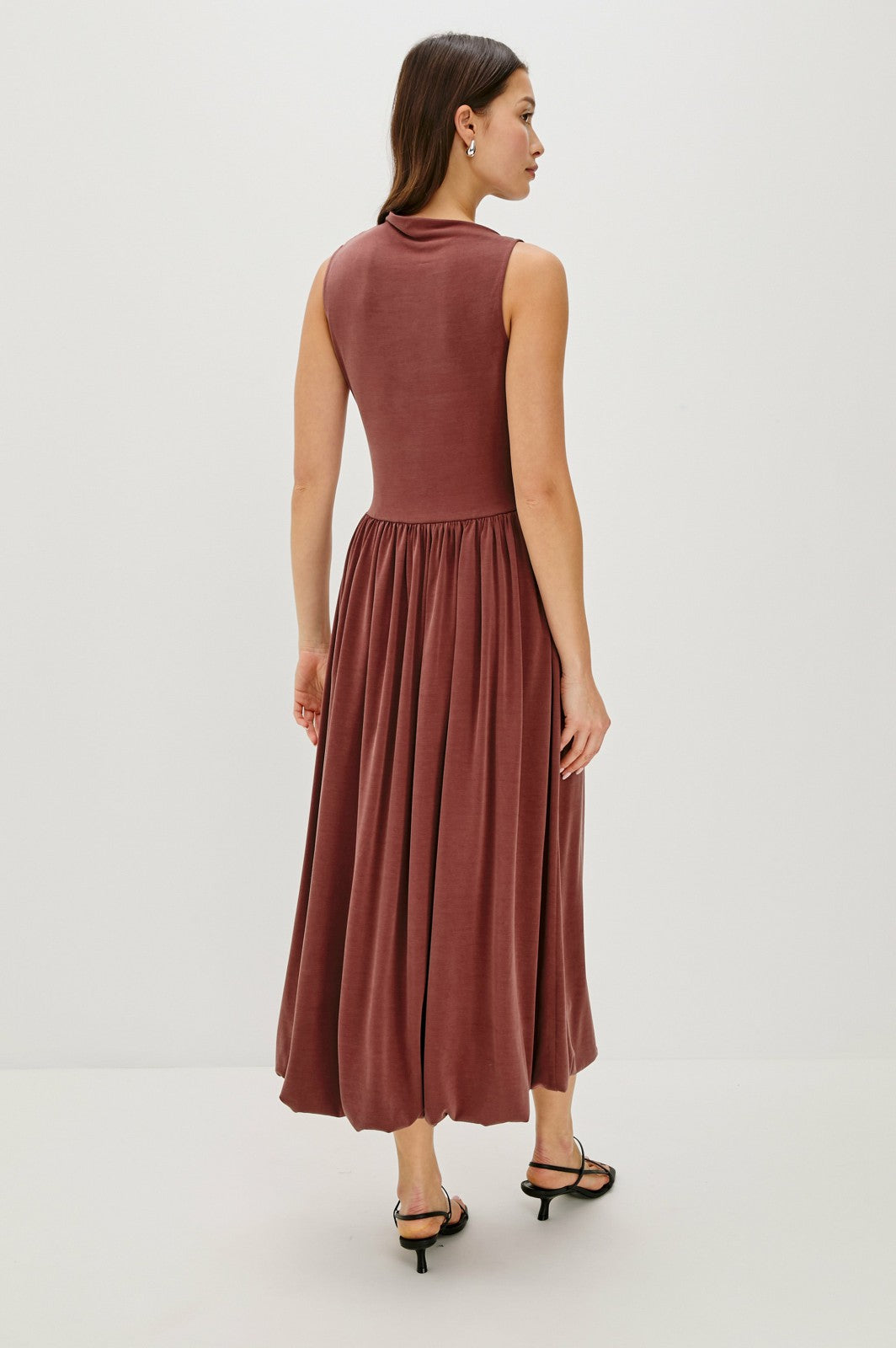 BRINA DRESS - OXBLOOD| Rails discount