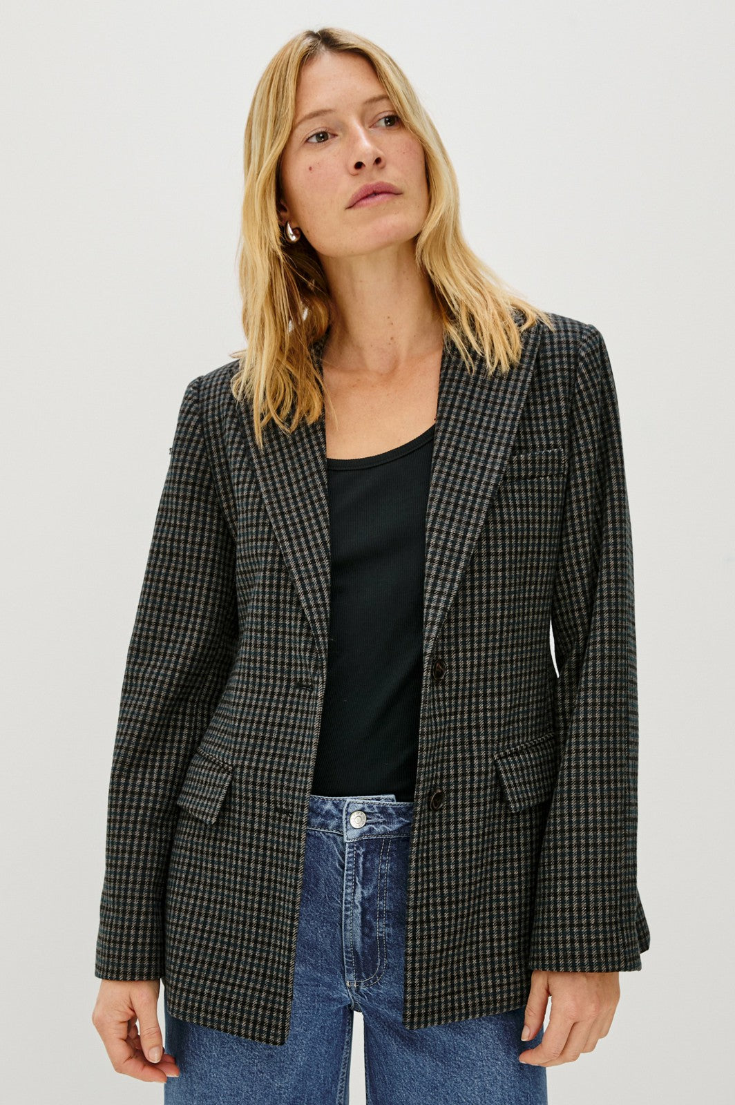 DORIS BLAZER - GLASGOW CHECK| Rails US