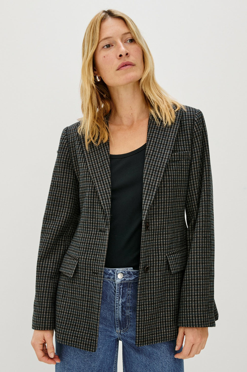 DORIS BLAZER - GLASGOW CHECK| Rails US