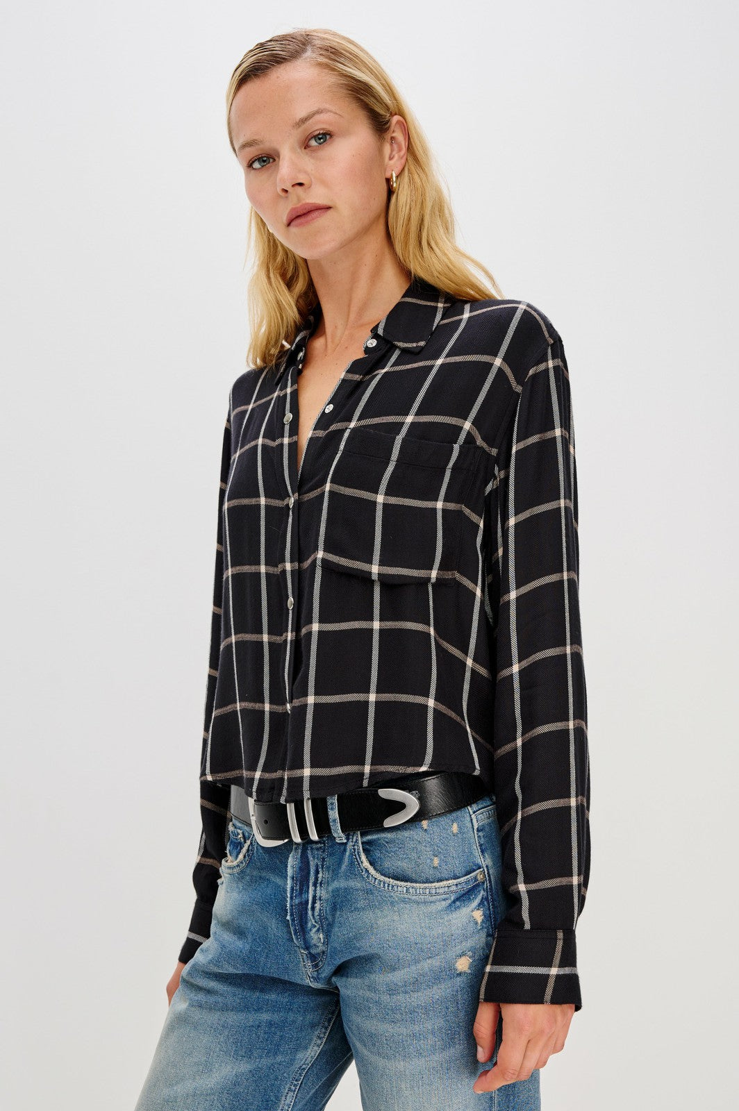 MALIN SHIRT - ONYX SAND BIRCH| Rails online