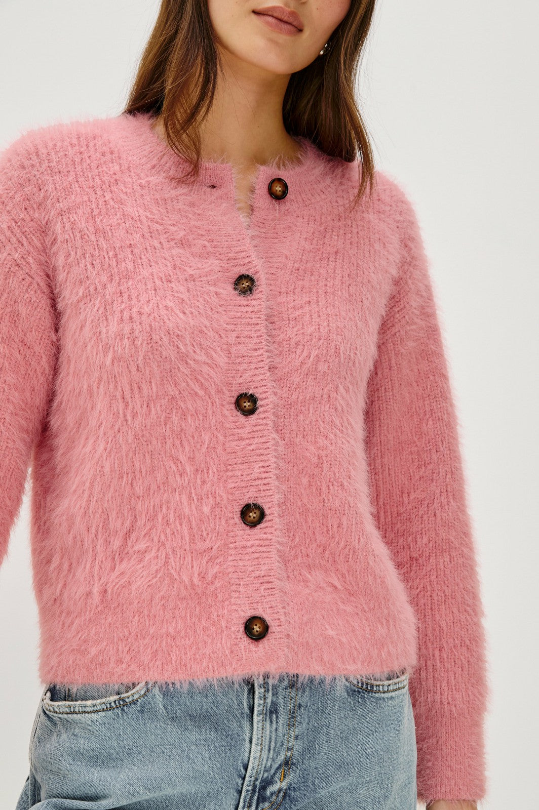 MELO CARDIGAN - HEATHER PINK| Rails on sale