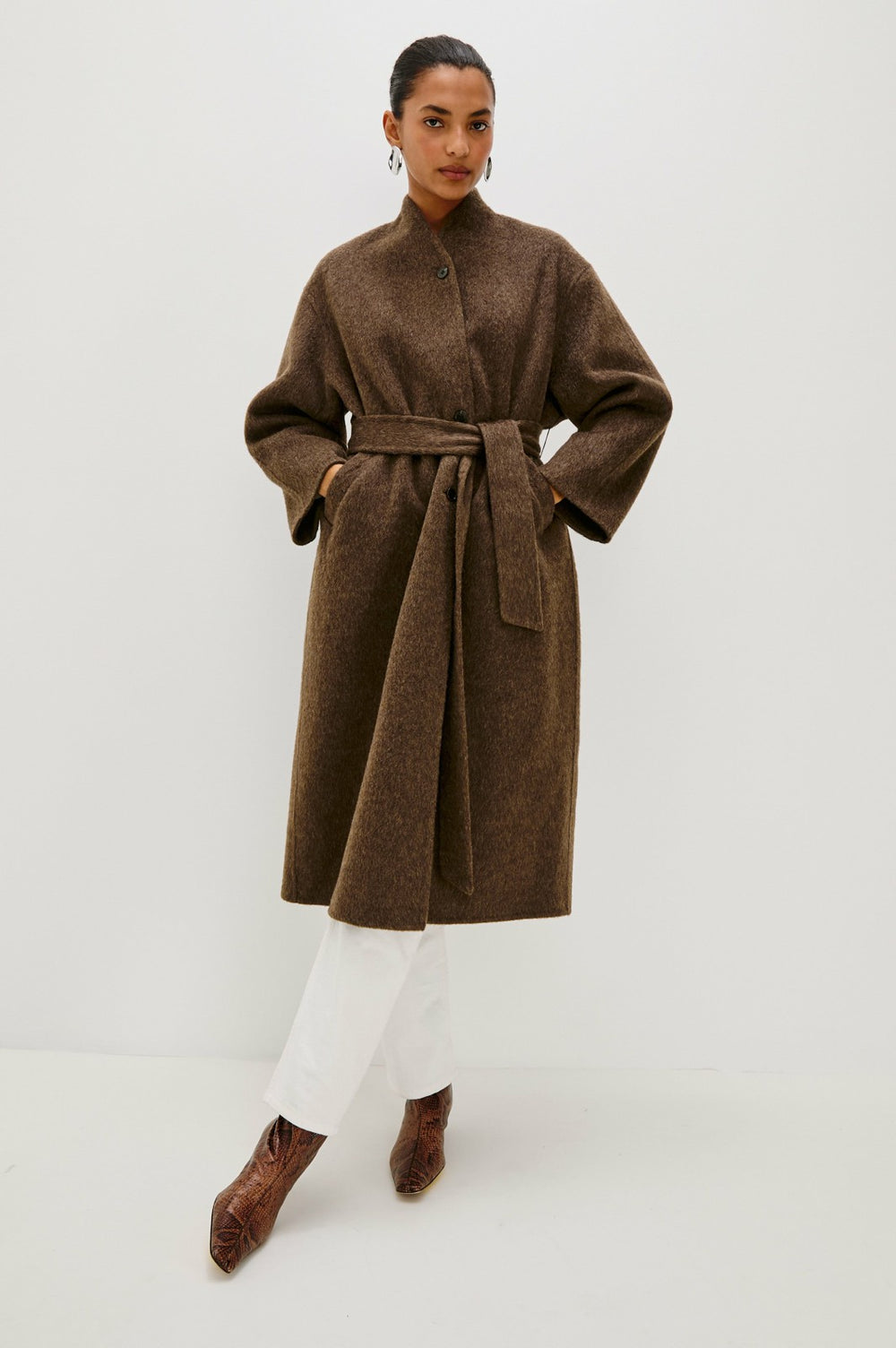 ROLAND COAT - HEATHER UMBER| Rails US