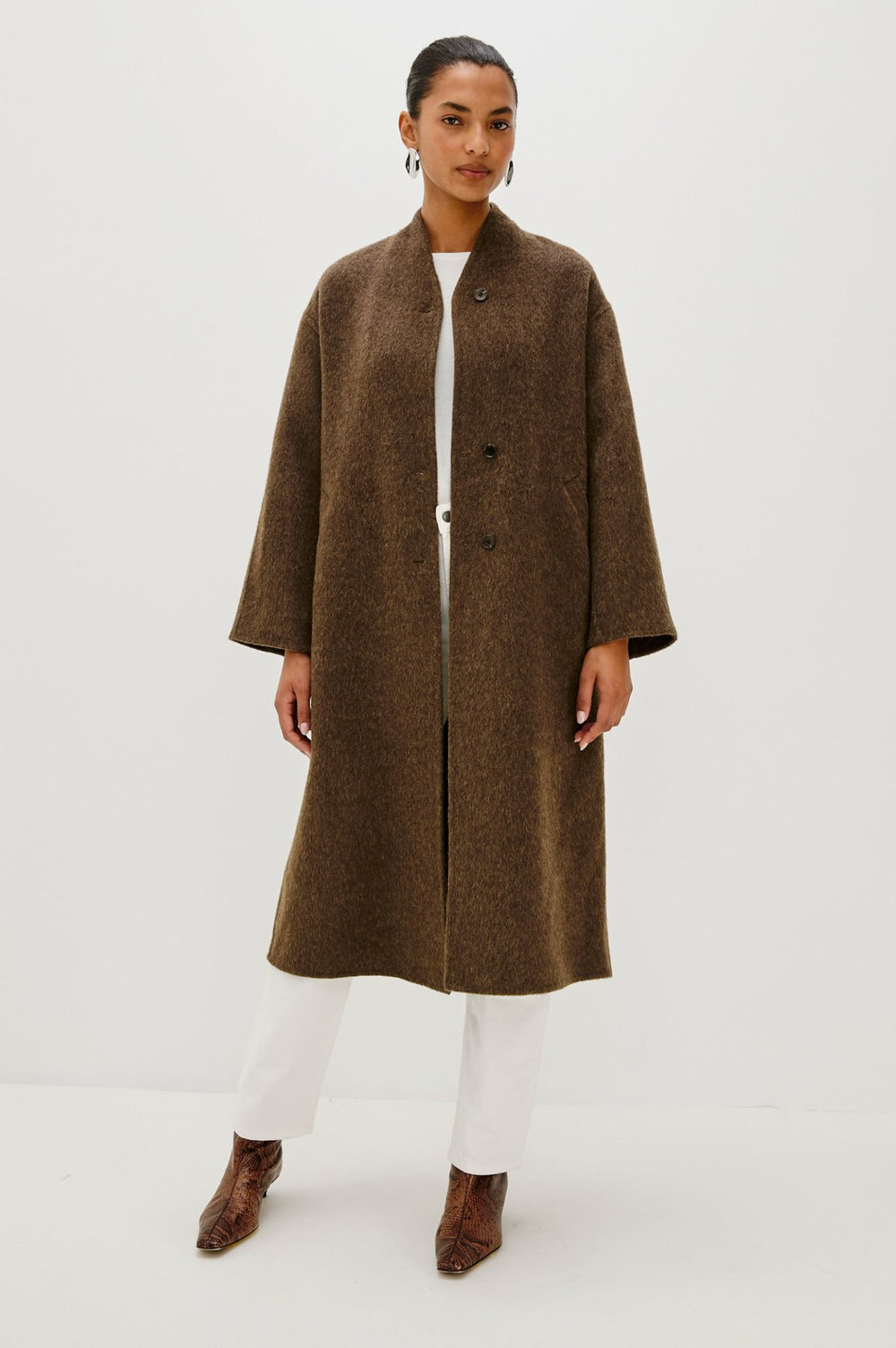 ROLAND COAT - HEATHER UMBER| Rails US