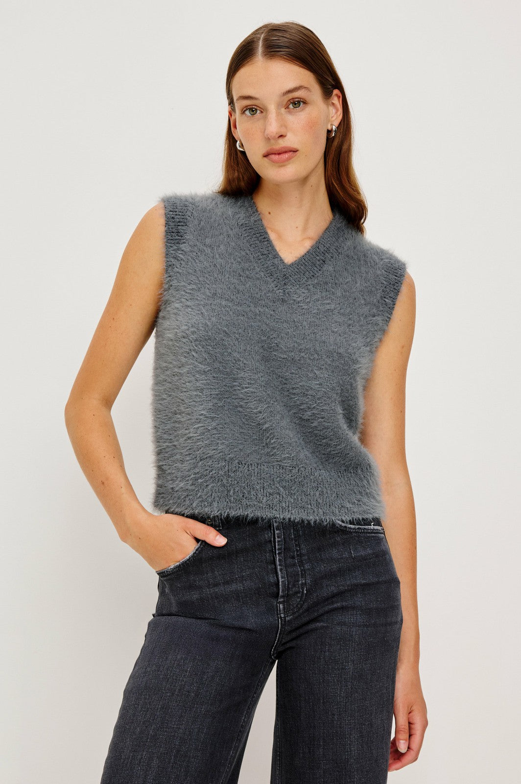 TALLI VEST - HEATHER CHARCOAL| Rails outlet