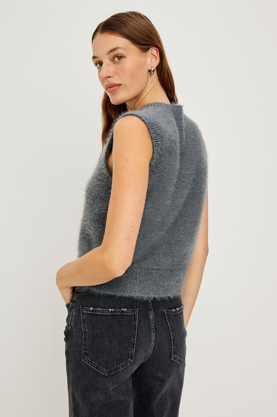 TALLI VEST - HEATHER CHARCOAL| Rails outlet