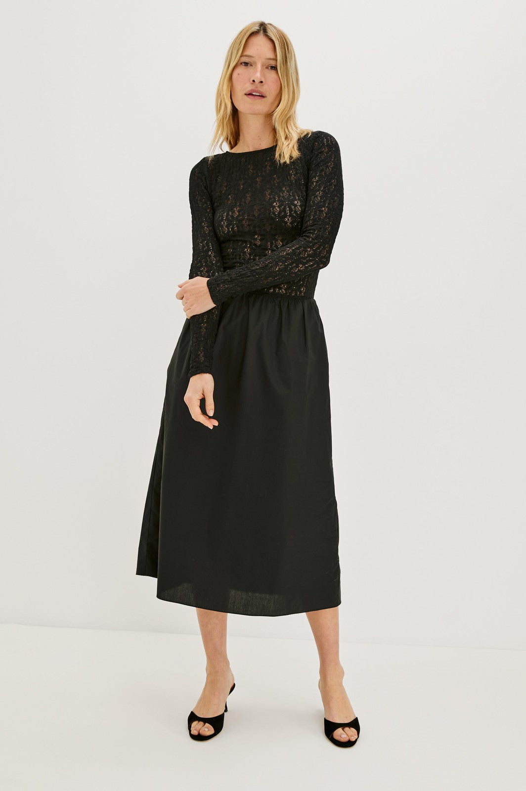 AMBERLY DRESS - BLACK LACE| Rails near me