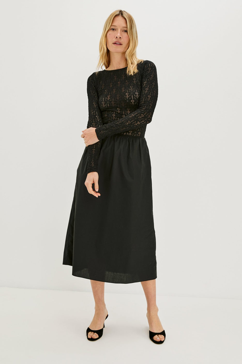 AMBERLY DRESS - BLACK LACE| Rails near me