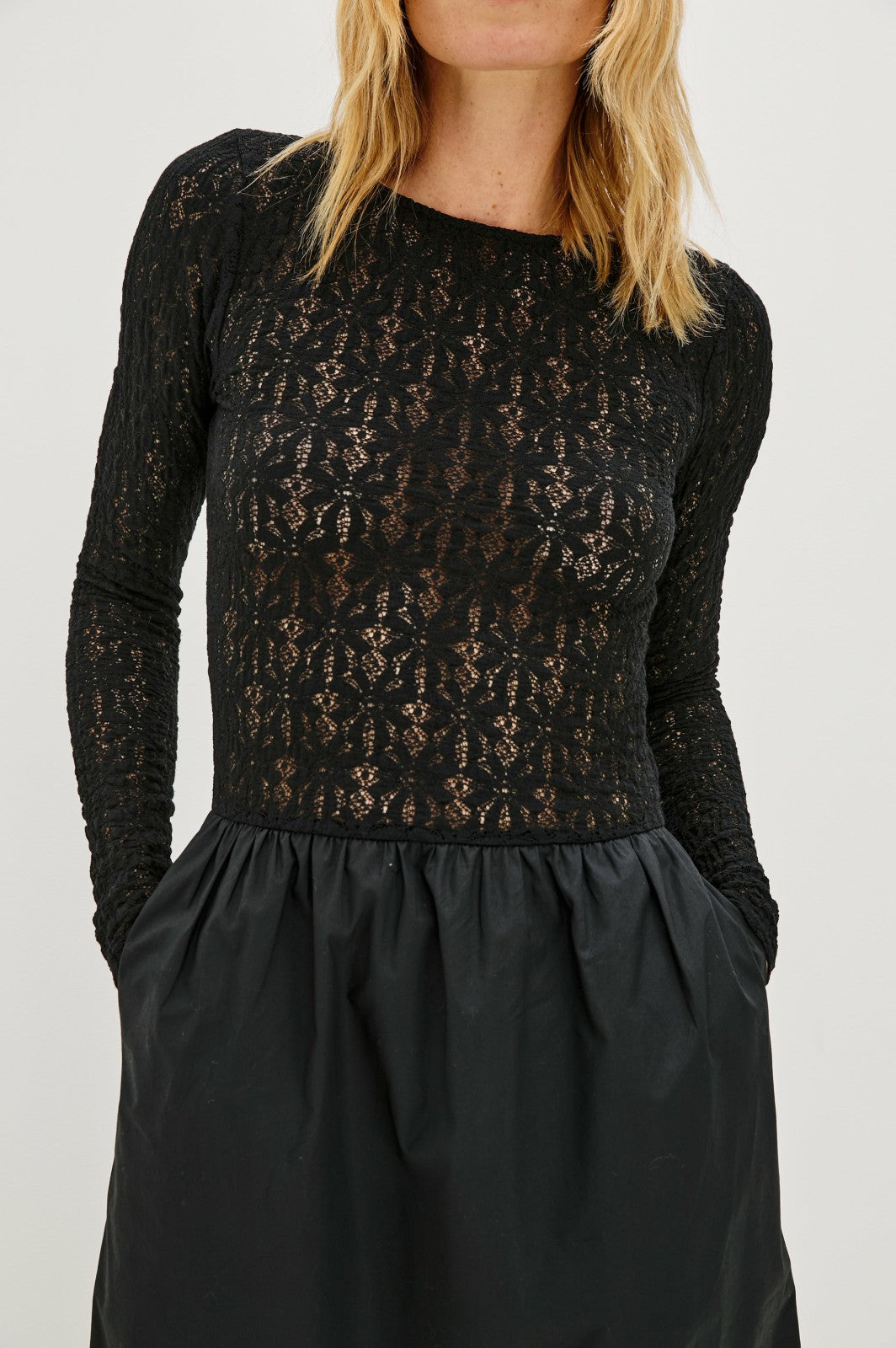 AMBERLY DRESS - BLACK LACE| Rails near me