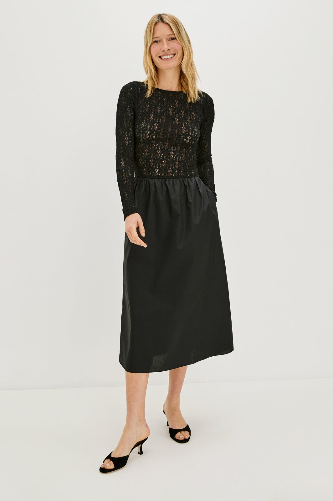 AMBERLY DRESS - BLACK LACE| Rails near me