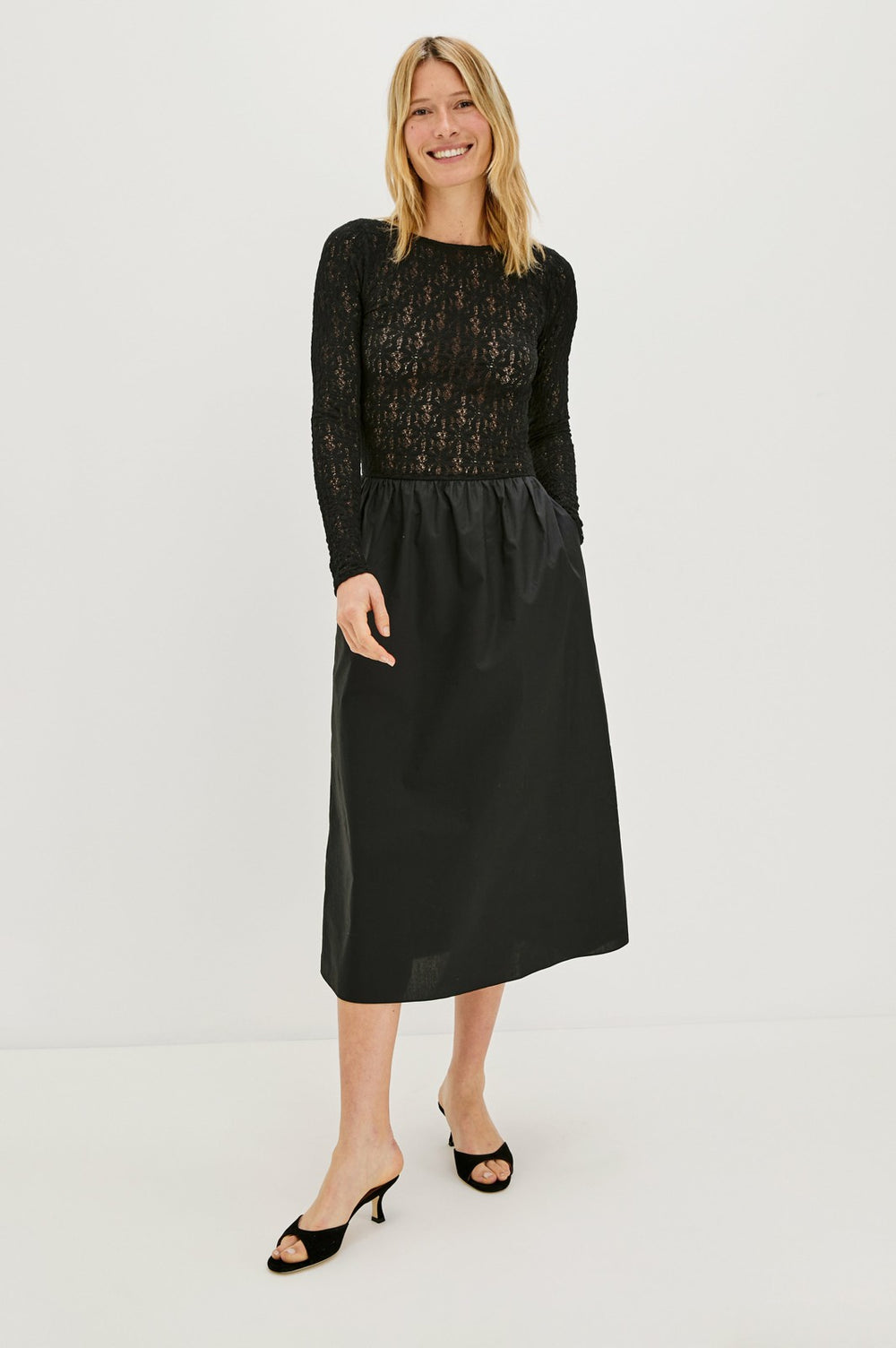 AMBERLY DRESS - BLACK LACE| Rails near me