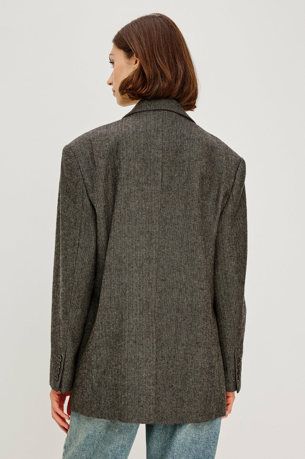 BRIDGES BLAZER - CAMEL BLACK HERRINGBONE| Rails online