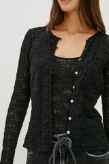 CYRAH TOP - BLACK LACE| Rails sale