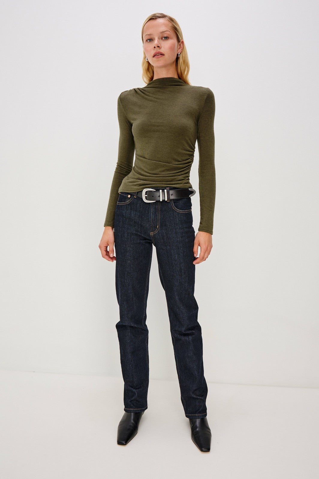 JOELLE TOP - HEATHER OLIVE| Rails US