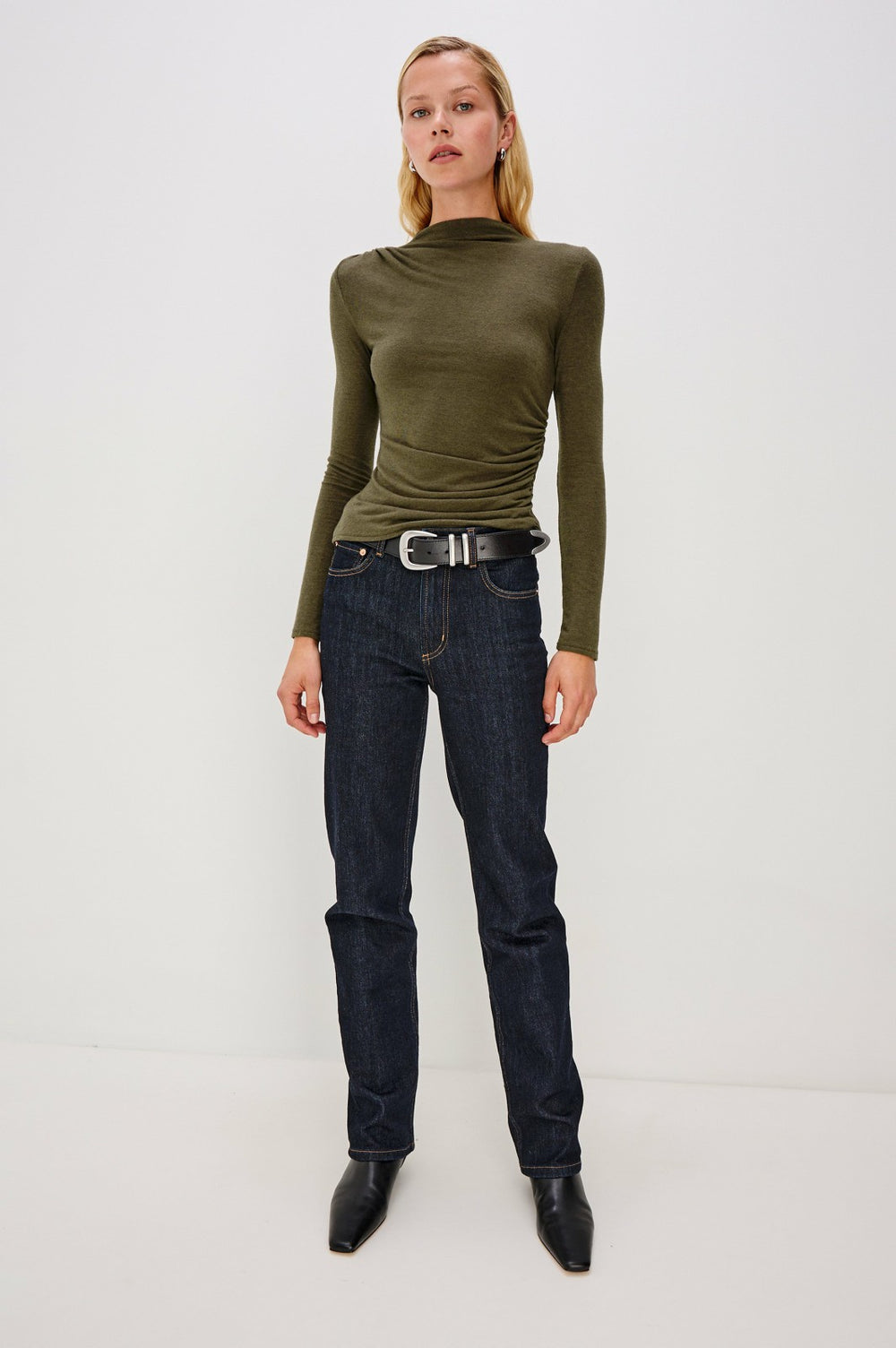 JOELLE TOP - HEATHER OLIVE| Rails US