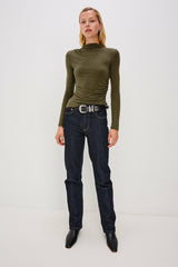 JOELLE TOP - HEATHER OLIVE| Rails US