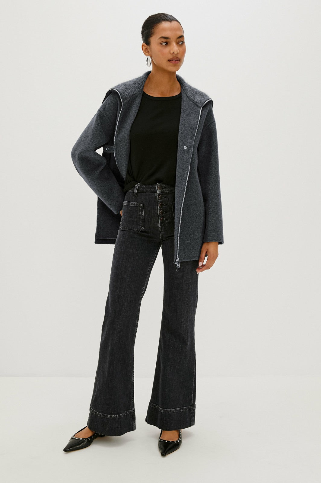 SILVES JACKET - CHARCOAL| Rails outlet