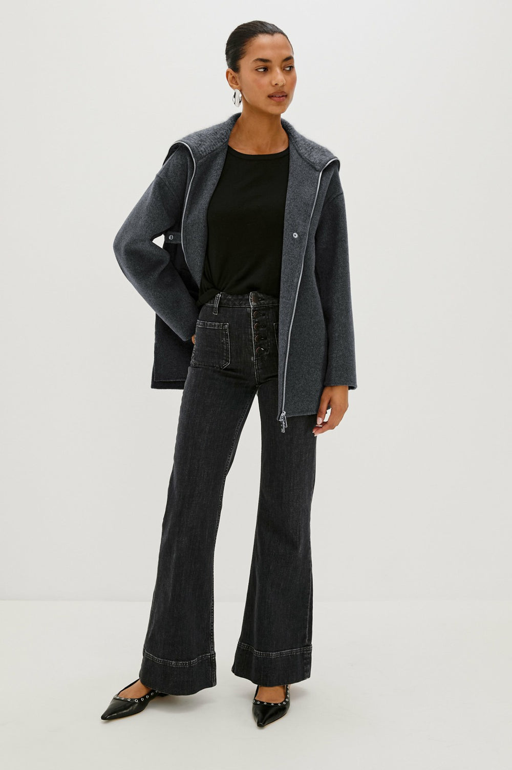 SILVES JACKET - CHARCOAL| Rails outlet