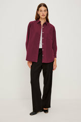 ELSA SHIRT - MULBERRY STRIPE| Rails US