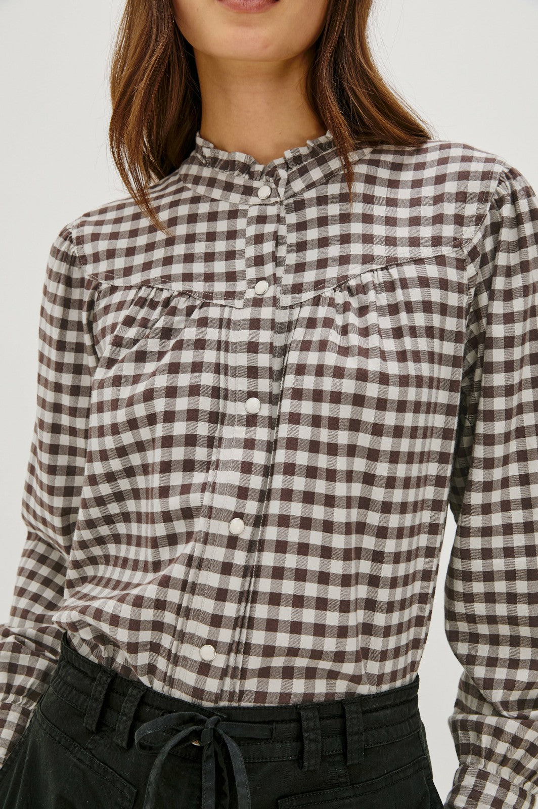 ALANNA SHIRT - CHOCOLATE CHIP| Rails for sale