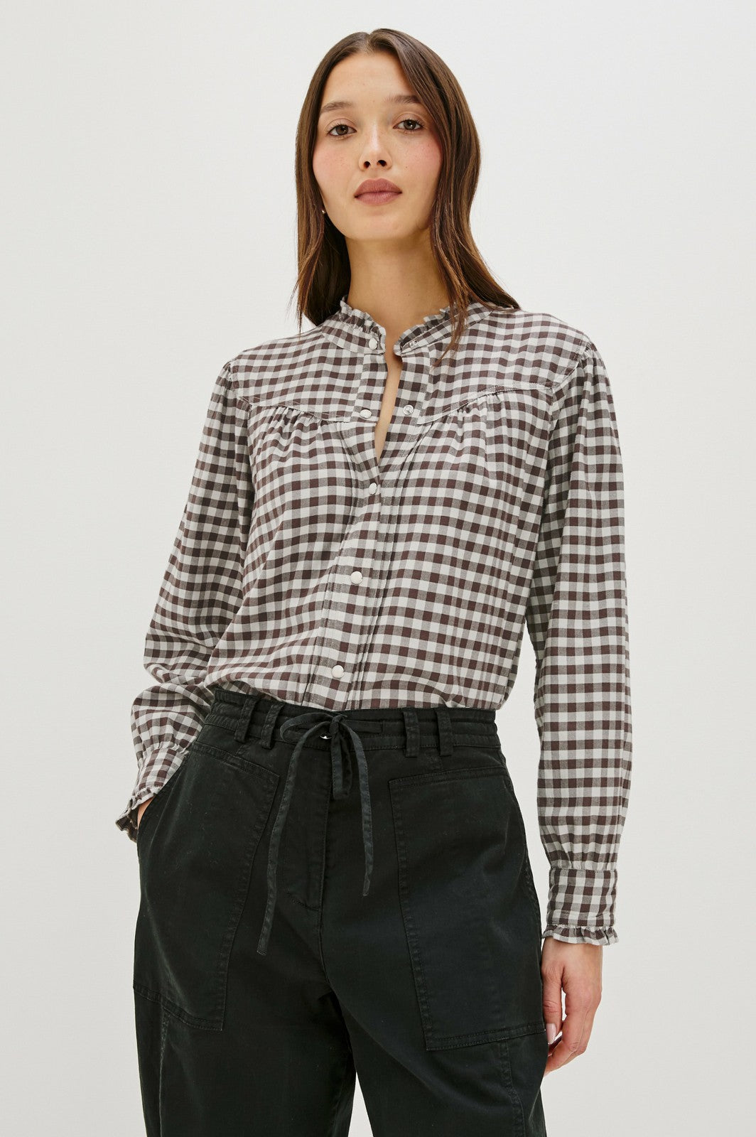 ALANNA SHIRT - CHOCOLATE CHIP| Rails for sale