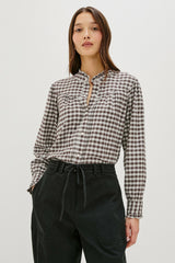 ALANNA SHIRT - CHOCOLATE CHIP| Rails for sale