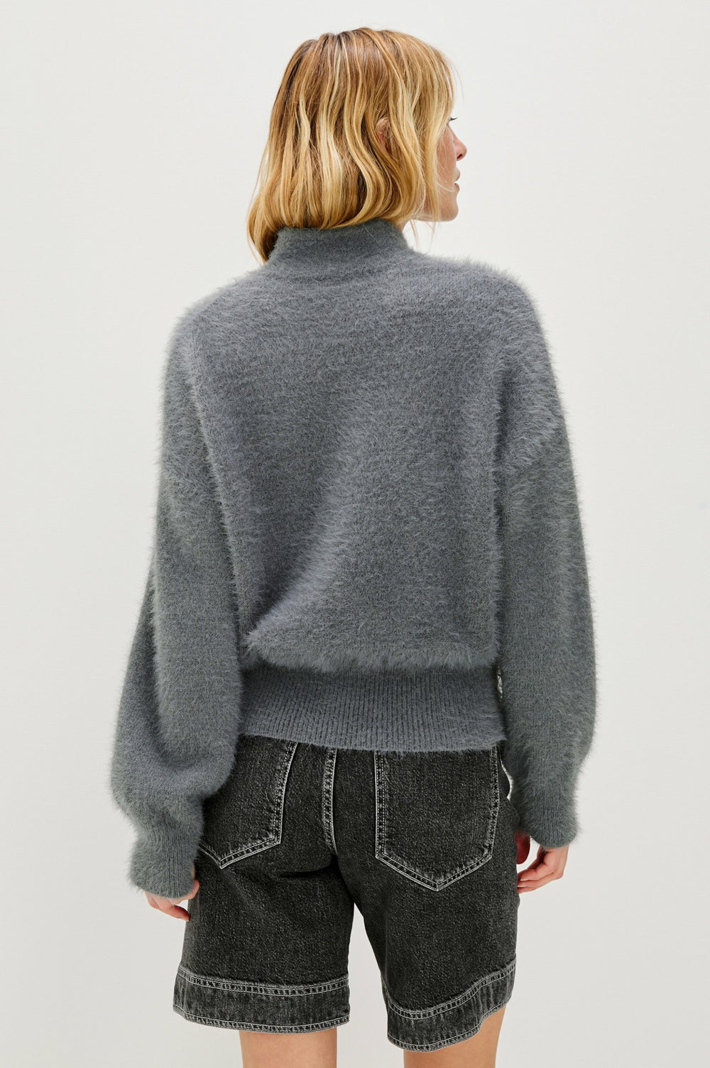 KERRY SWEATER - HEATHER CHARCOAL| Rails outlet