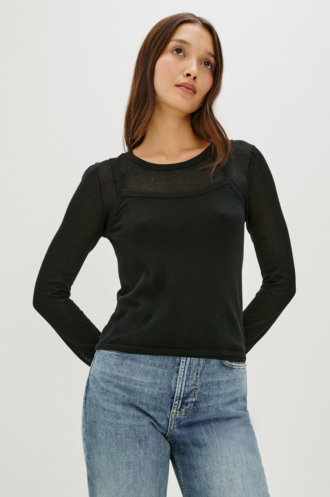 LOVISA TOP - BLACK| Rails on sale