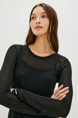 LOVISA TOP - BLACK| Rails on sale
