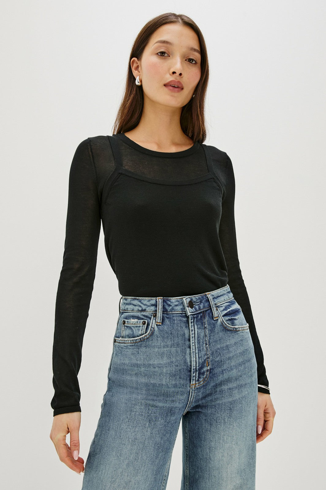 LOVISA TOP - BLACK| Rails on sale