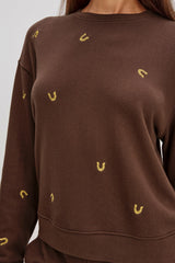 RAMONA SWEATSHIRT - HORSESHOES| Rails outlet