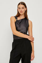 KARLEY TOP - GUNMETAL| Rails US