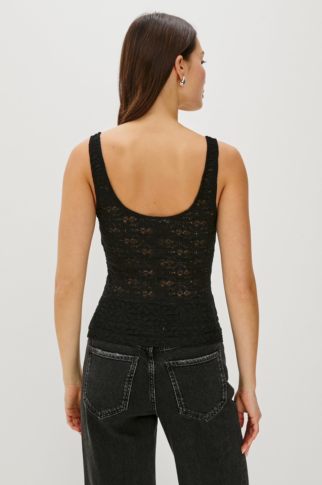 DONYA TOP - BLACK LACE| Rails discount
