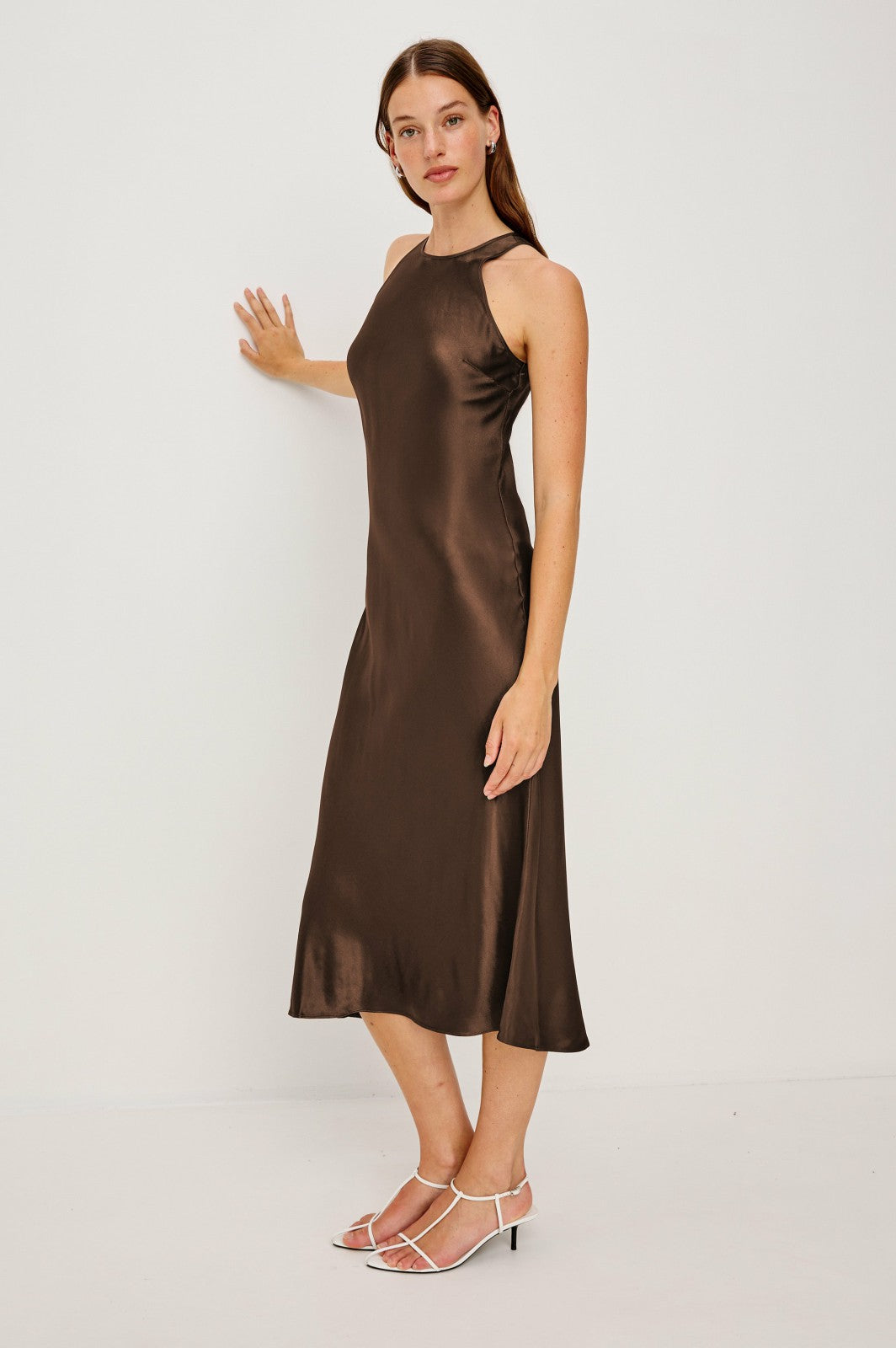 SOLENE DRESS - ESPRESSO| Rails online
