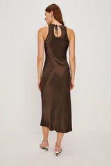 SOLENE DRESS - ESPRESSO| Rails online
