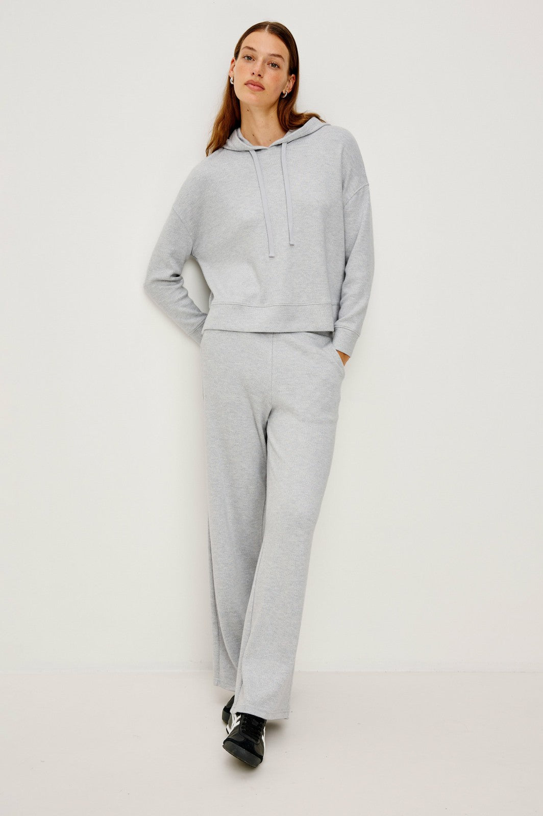 NICO SWEATSHIRT - HEATHER GREY BRUSHED| Rails on sale