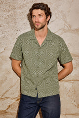 TYLER SHIRT - SURPLUS SAGE SQUARES| Rails online