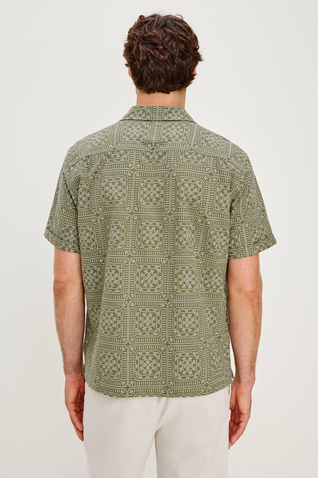 TYLER SHIRT - SURPLUS SAGE SQUARES| Rails online
