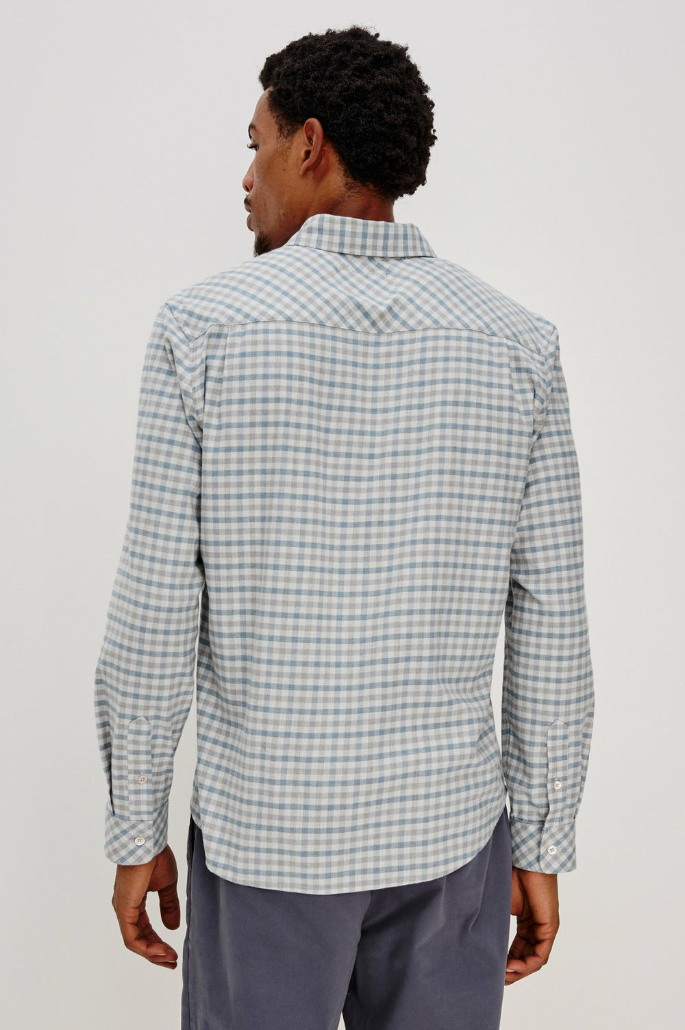 VANCE SHIRT - CHARCOAL BLUE CHECK| Rails sale