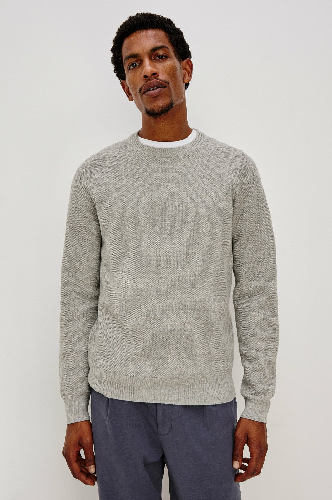 VANN SWEATER - GREY HEATHER| Rails outlet