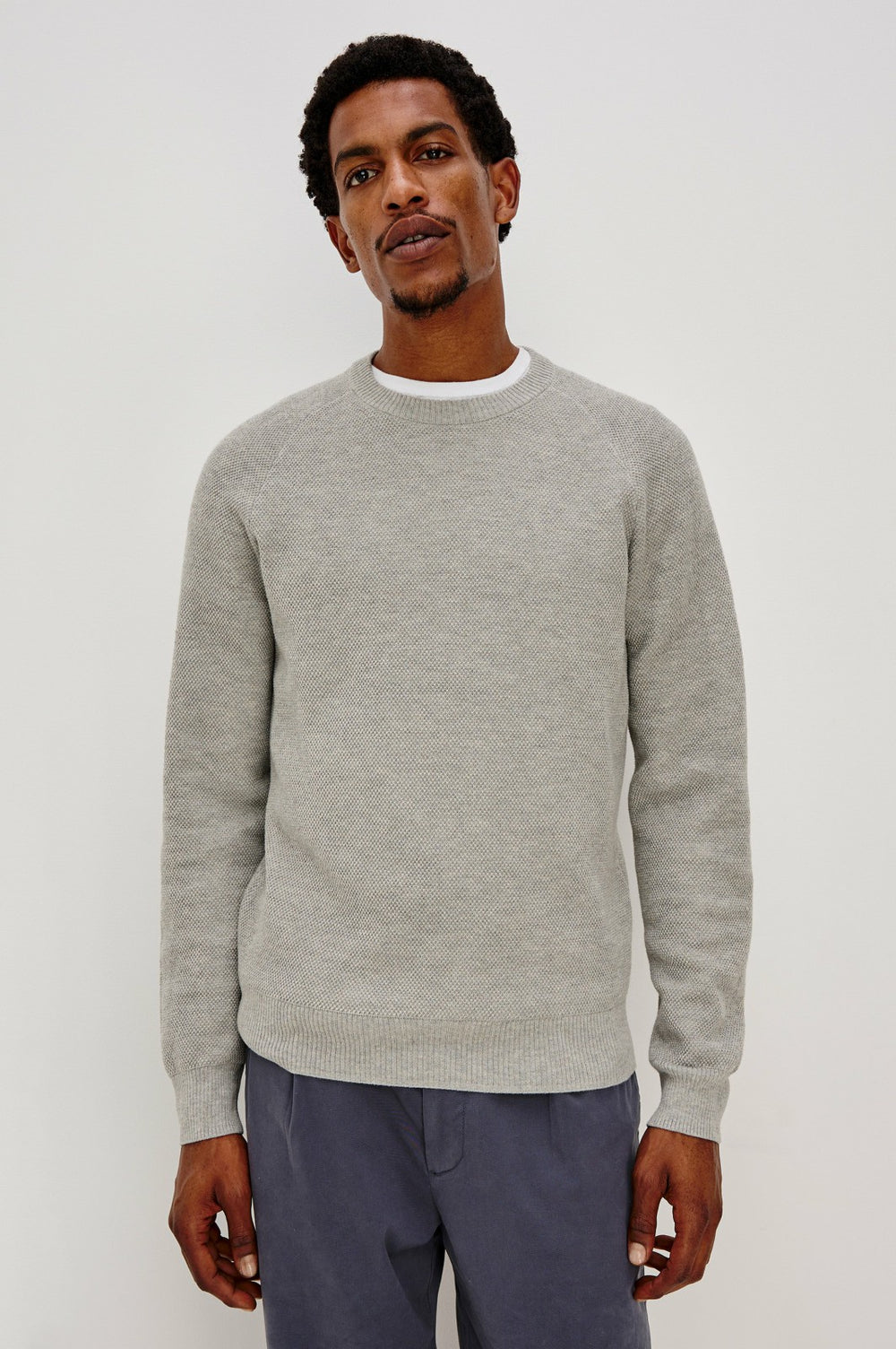 VANN SWEATER - GREY HEATHER| Rails outlet