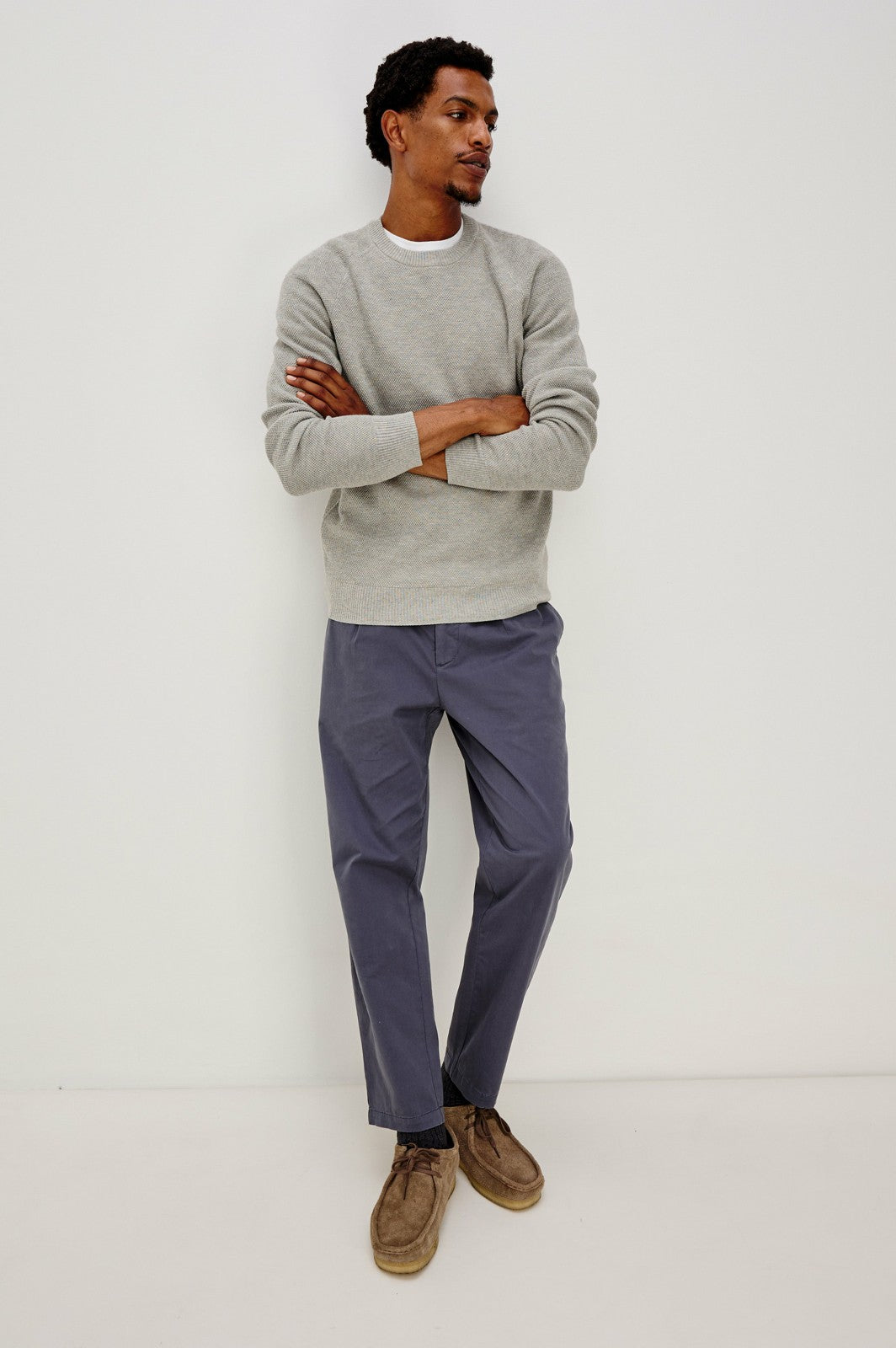 VANN SWEATER - GREY HEATHER| Rails outlet