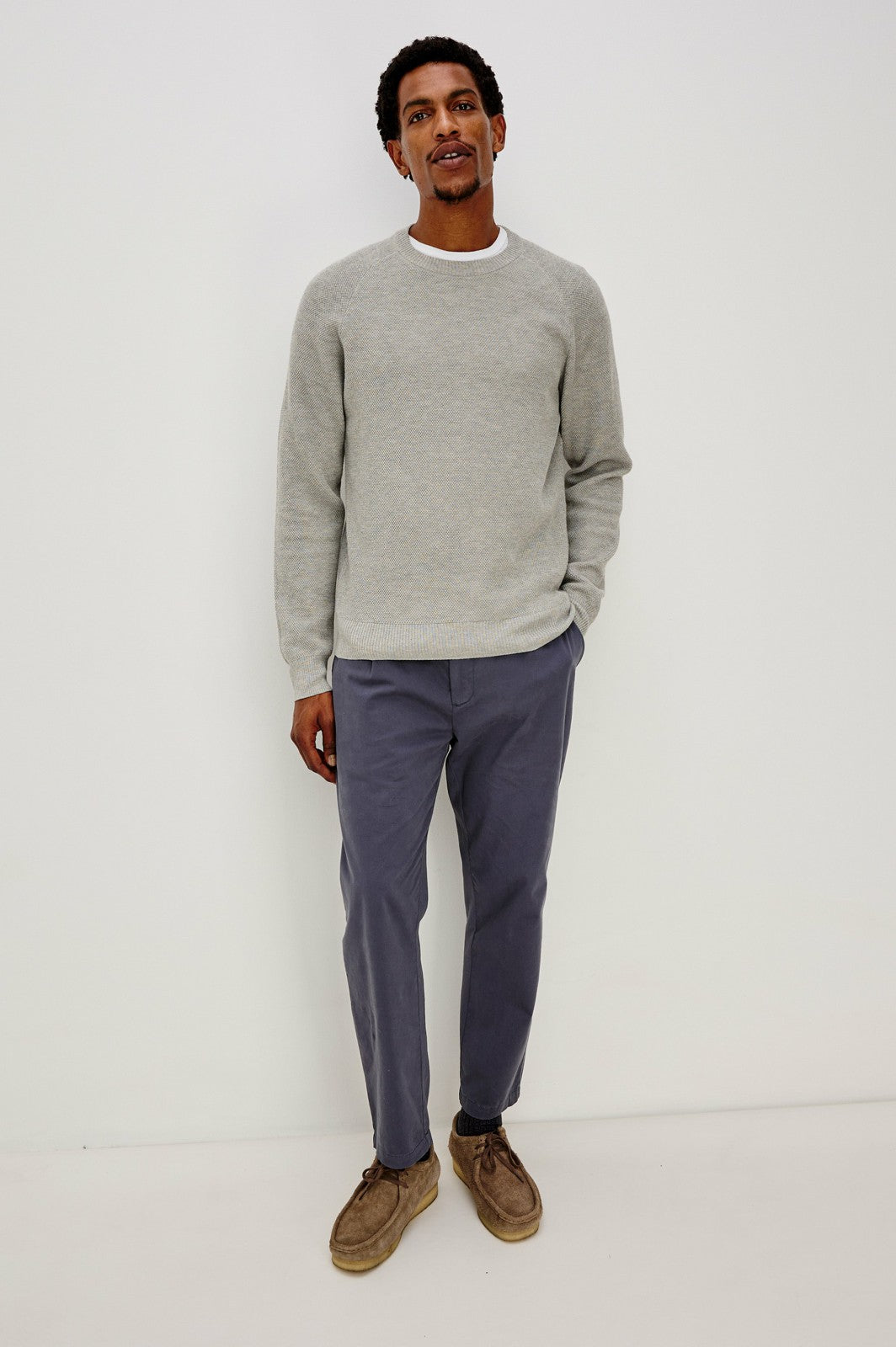 VANN SWEATER - GREY HEATHER| Rails outlet