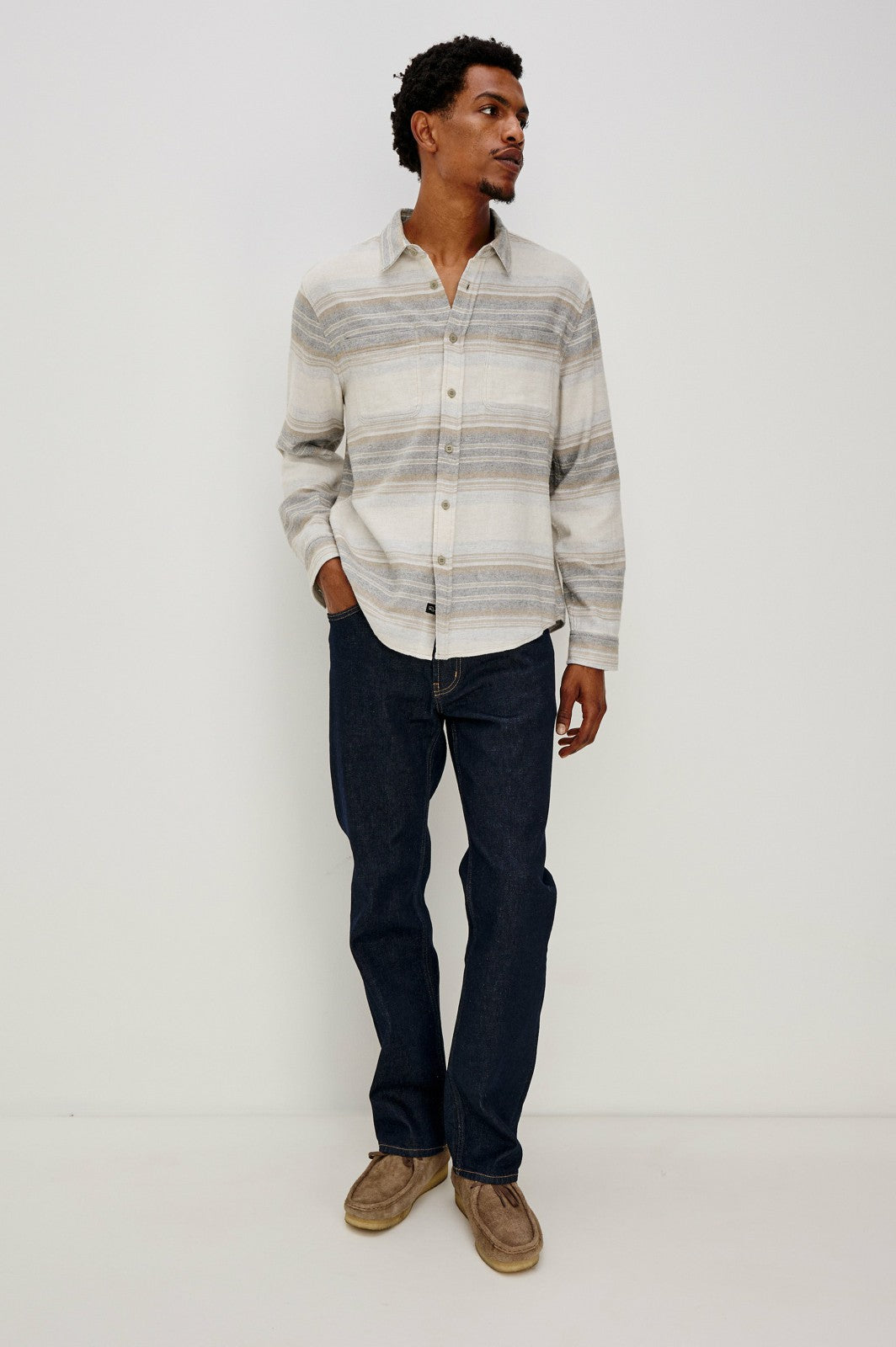 IVAN SHIRT - LUNAR ROCK STRIPE| Rails online