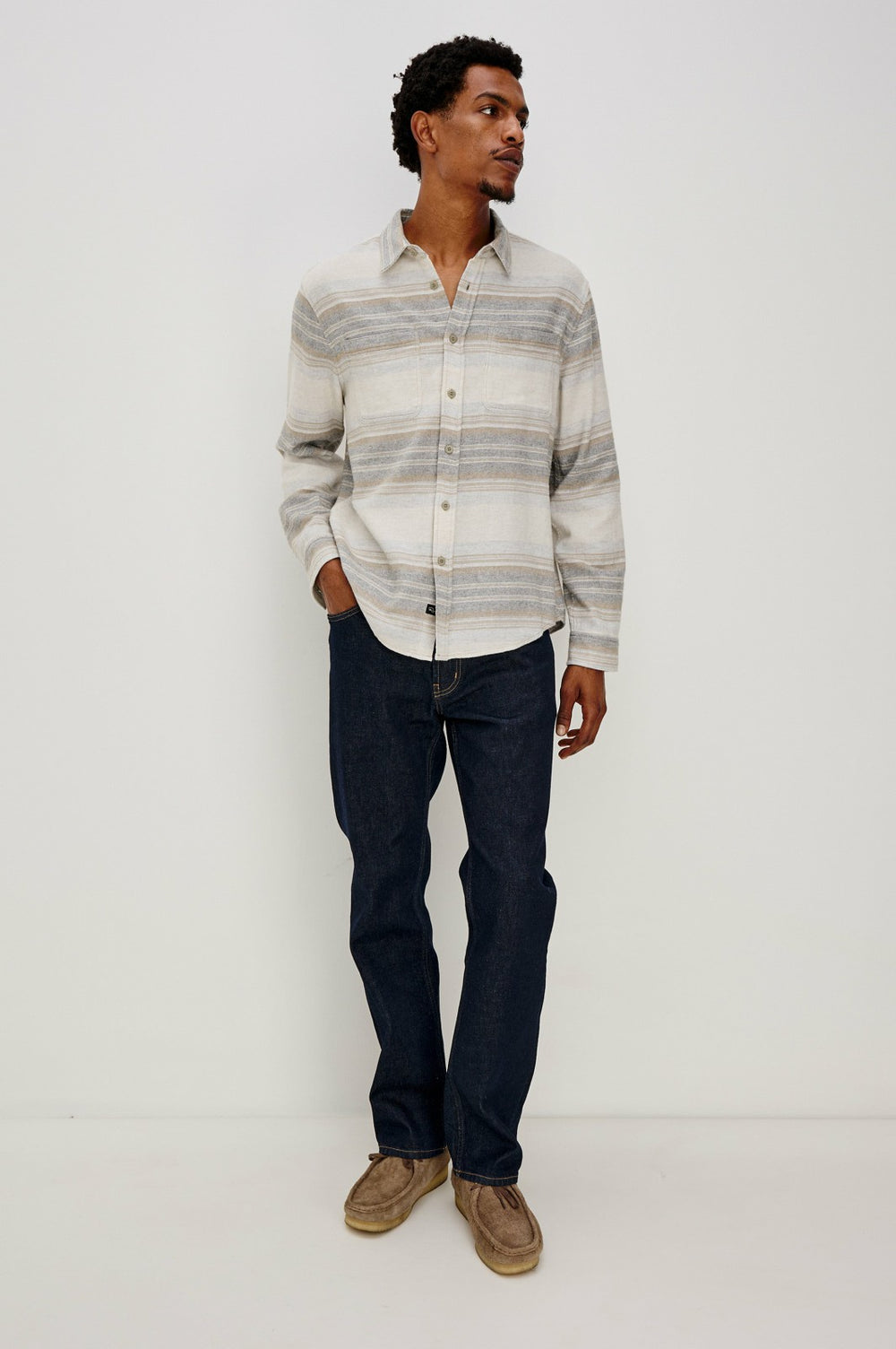 IVAN SHIRT - LUNAR ROCK STRIPE| Rails online